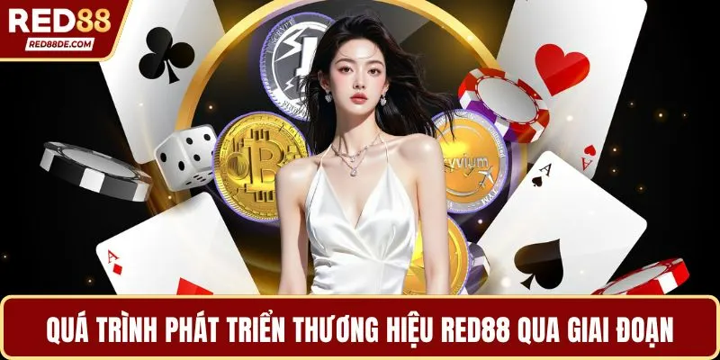 Quá trình phát triển thương hiệu Red88 qua giai đoạn