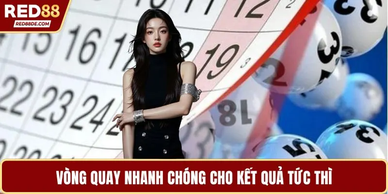 Vòng quay nhanh chóng cho kết quả tức thì
